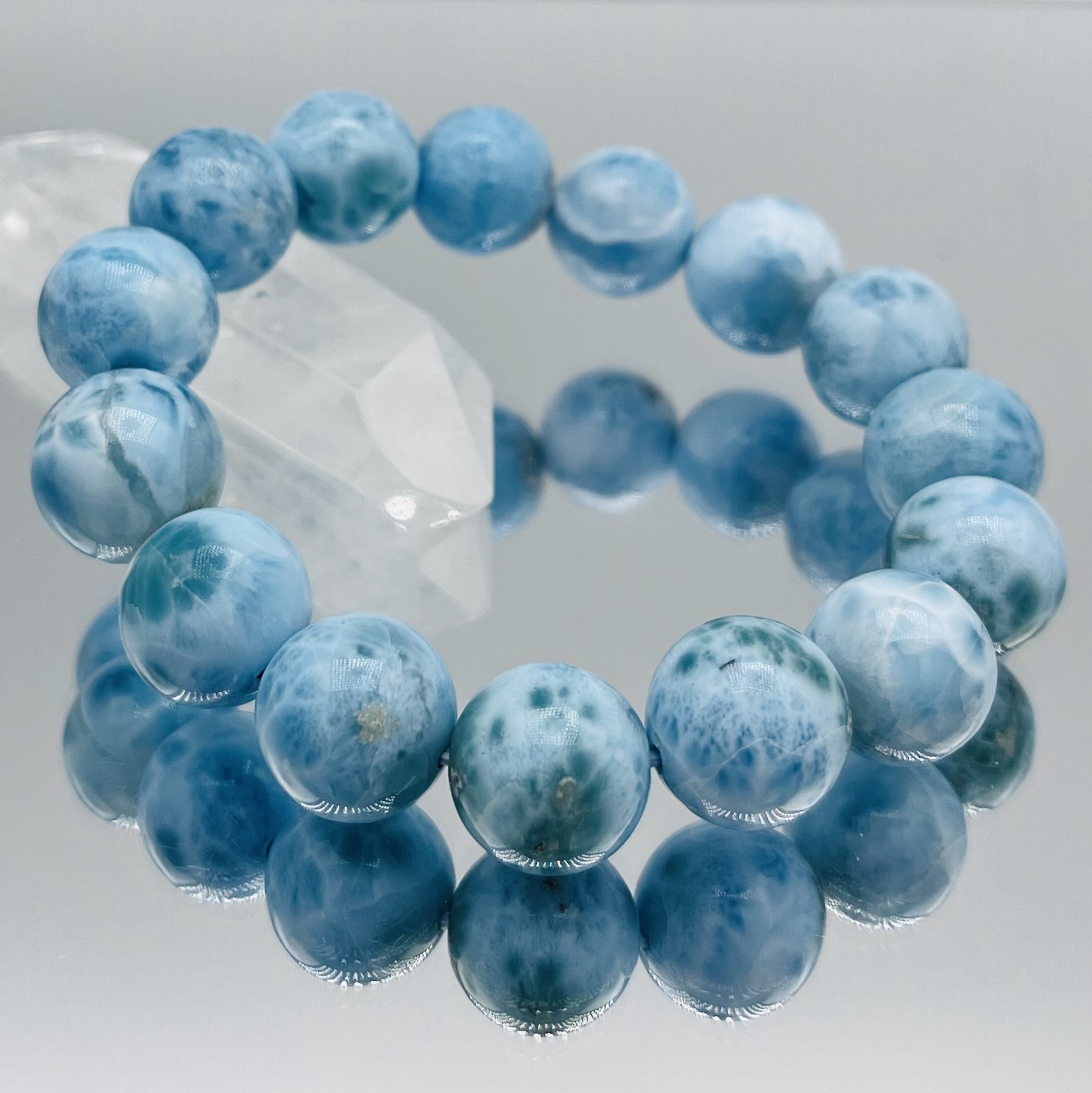 ラリマーブレスレット13mm