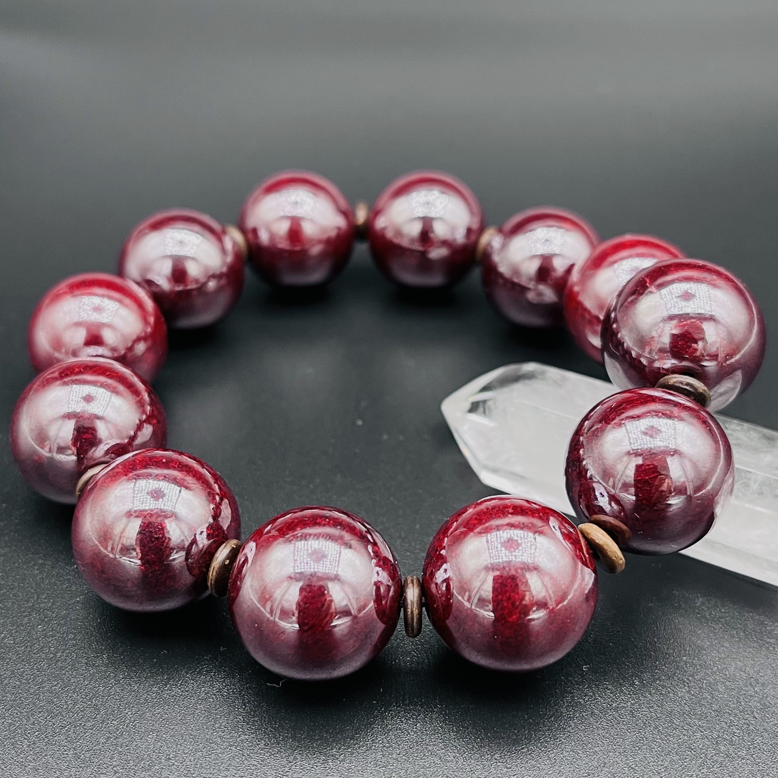 tmoonページ♥シナバーブレスレット Lea Makana / シナバーブレスレット18mm